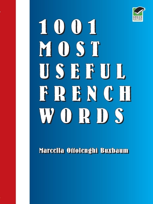 Title details for 1001 Most Useful French Words by Marcella Ottolenghi Buxbaum - Available
